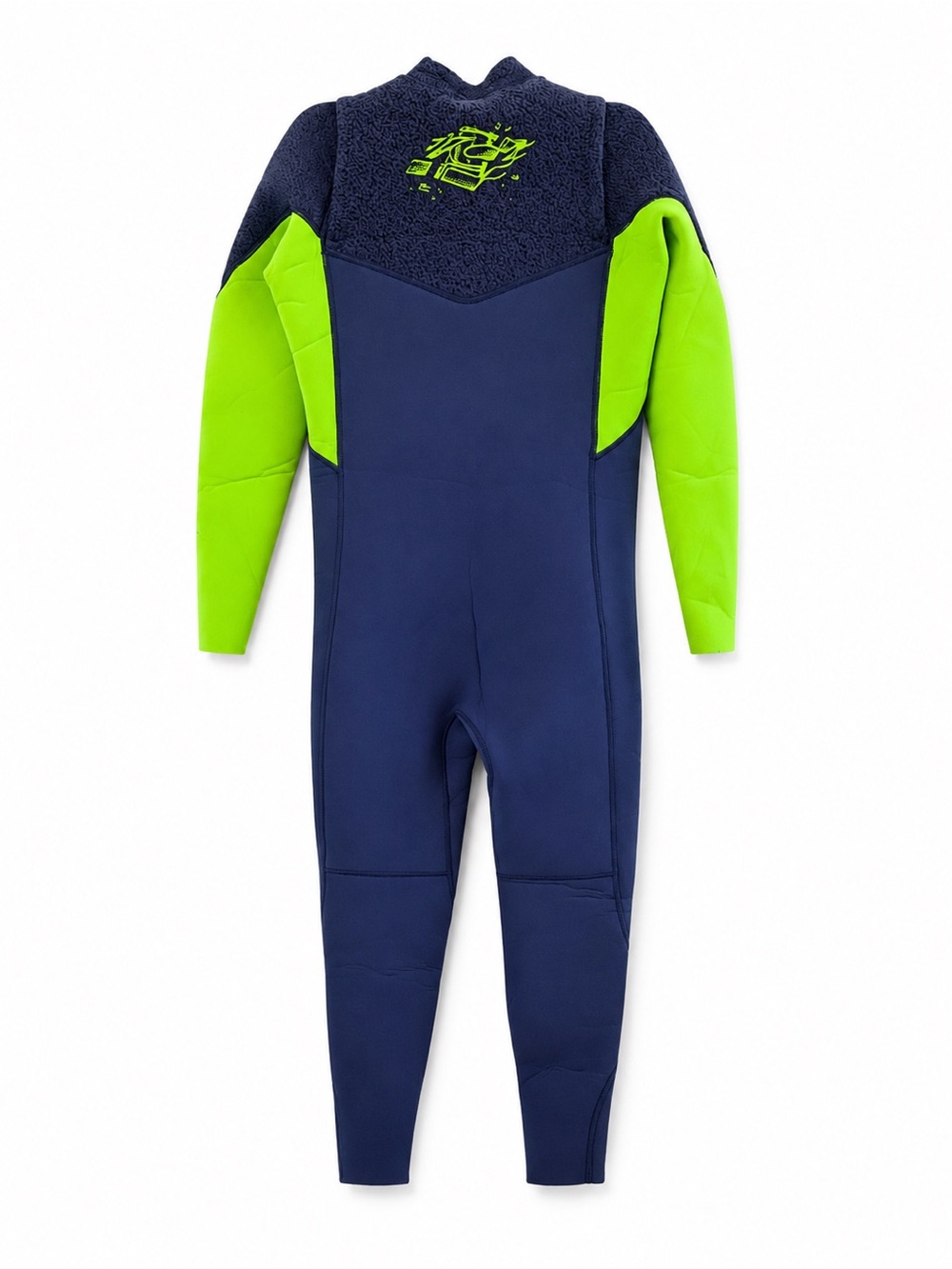 Rip Curl Dawn Patrol Youth 16 4/3 Chest Zip Wetsuit Blue Green NWT - Picture 4 of 12